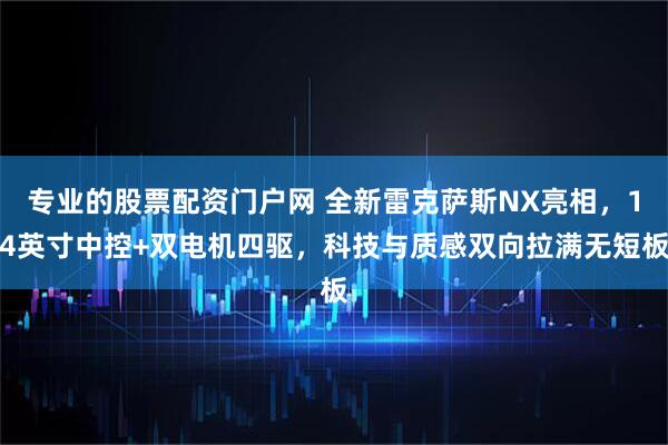 专业的股票配资门户网 全新雷克萨斯NX亮相，14英寸中控+双电机四驱，科技与质感双向拉满无短板